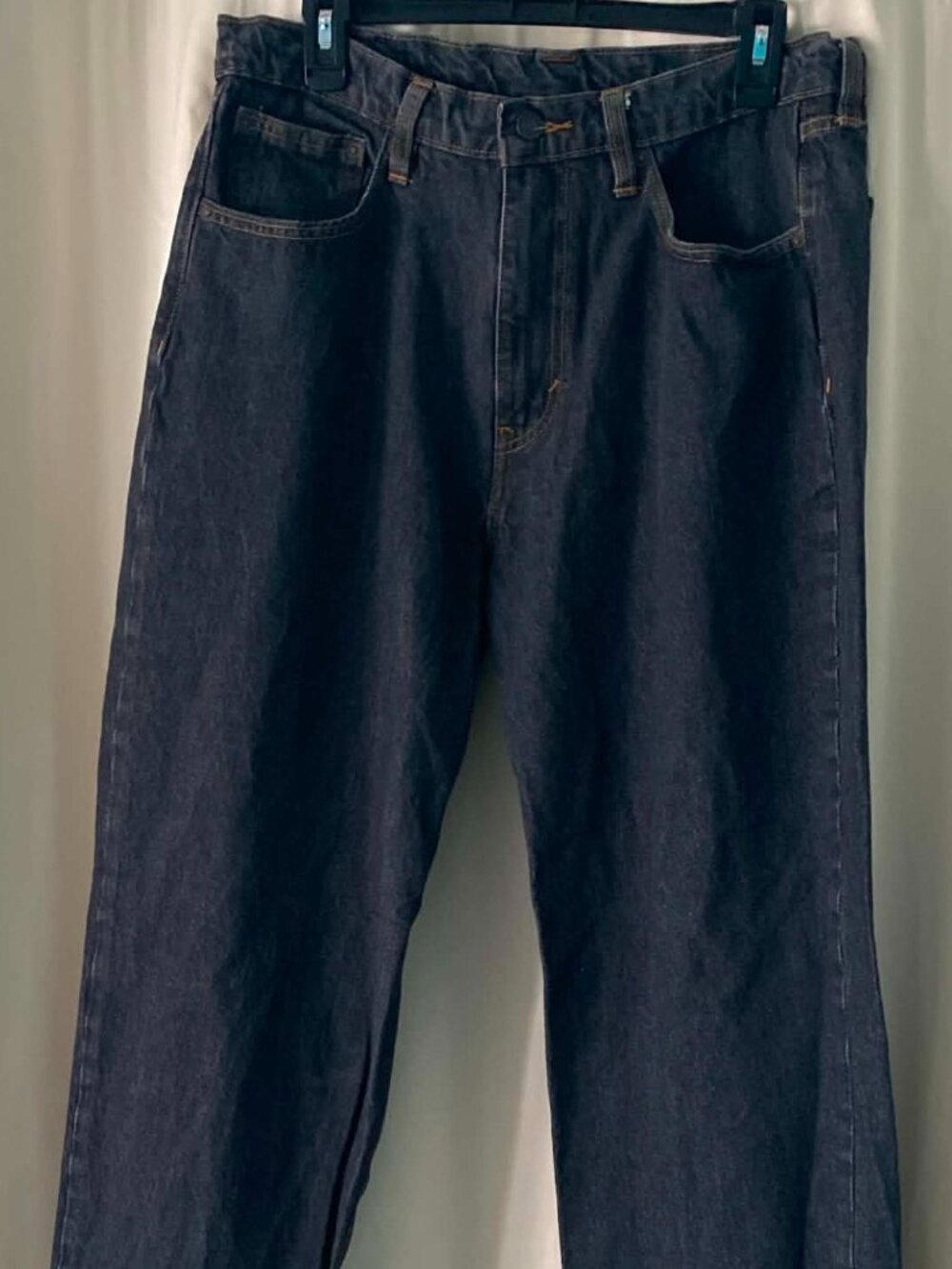 Levis Skateboarding Super Baggy Jeans 32x34 Black Out Rinse Cordura Y2K Skater